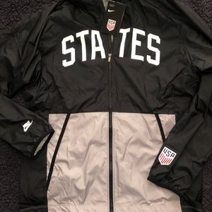 Men's Nike USA Black Full Zip Windbreaker Jacket